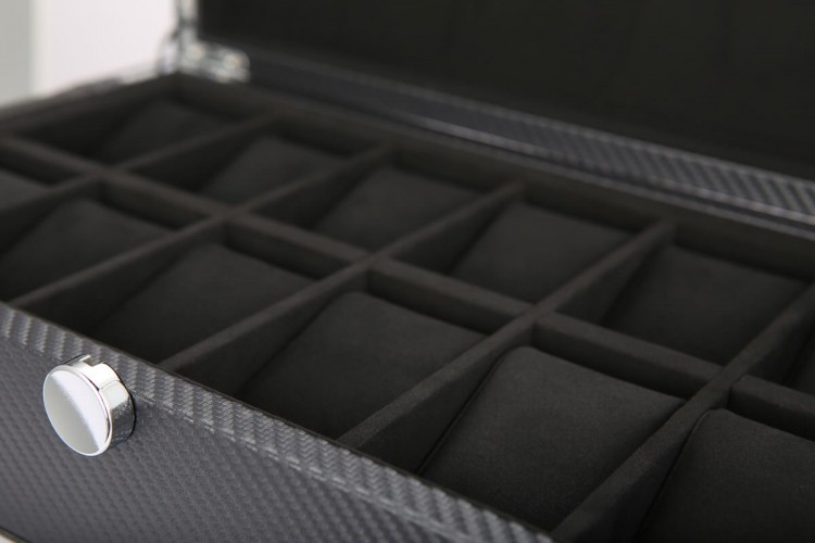 Benson Black Series 12 LWB.12 Carbon Fibre. Футляр для хранения 12-ти часов.
