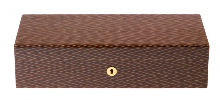 Арт. L410. Шкатулка для 5-ти часов. HERITAGE HERRINGBONE 5. Rapport London (Англия).  