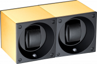Masterbox collection. Masterbox aluminium. Бокс для 2-х часов с автоподзаводом. Swiss Kubik, Швейцария.