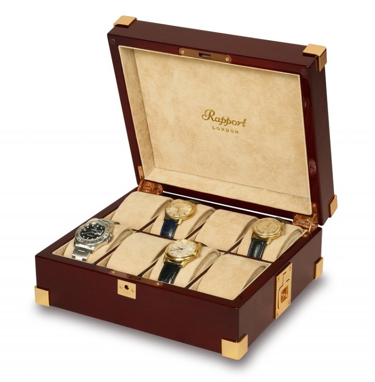 Арт. B266.Шкатулка для хранения 8-ми часов. CAPTAIN'S COLLECTOR BOXEST. Rapport London (Англия).