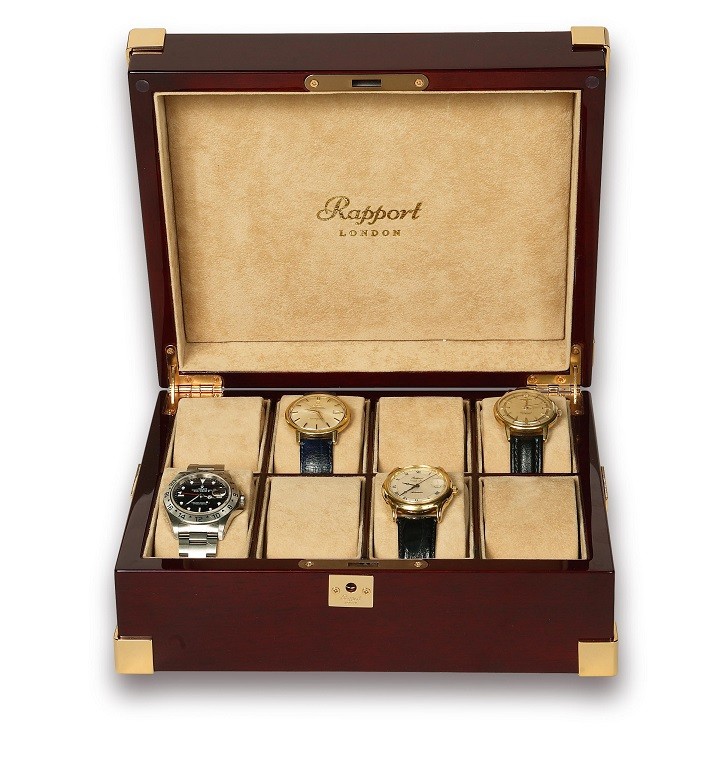 Арт. B266.Шкатулка для хранения 8-ми часов. CAPTAIN'S COLLECTOR BOXEST. Rapport London (Англия).