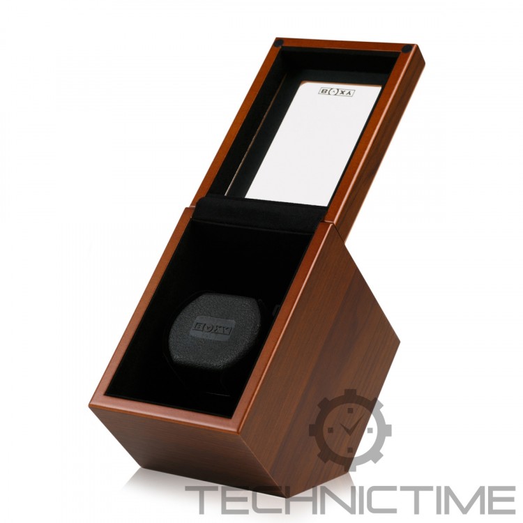 Арт DC-01-DSWM. Шкатулка для подзавода 1-х часов. Коричневый лак. Boxy.
