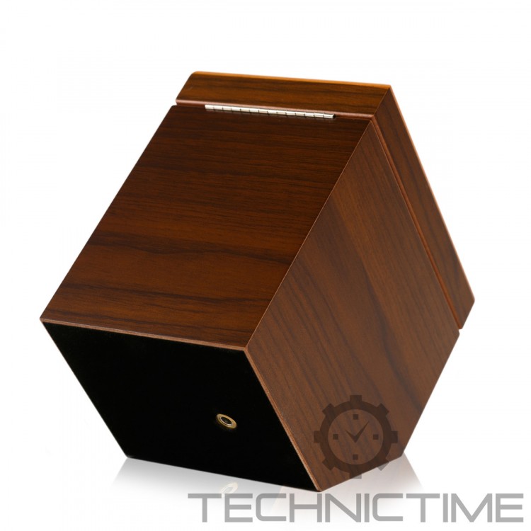 Арт DC-01-DSWM. Шкатулка для подзавода 1-х часов. Коричневый лак. Boxy.