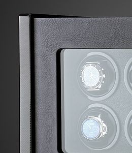 Avante VIRTUOSO carbon. Шкатулка для автоподзавода 8-ми часов. Электронный замок. Автоматический лифт.