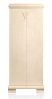 Арт. 9690 GIOIA CREMA. Сейф-шкаф из кремового полированного клёна для часов и драгоценностей. Agresti Италия.  