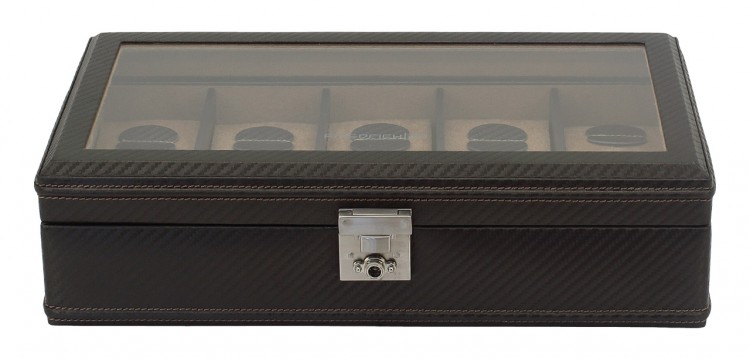 Шкатулка для 10 часов Carbon арт.32048-3