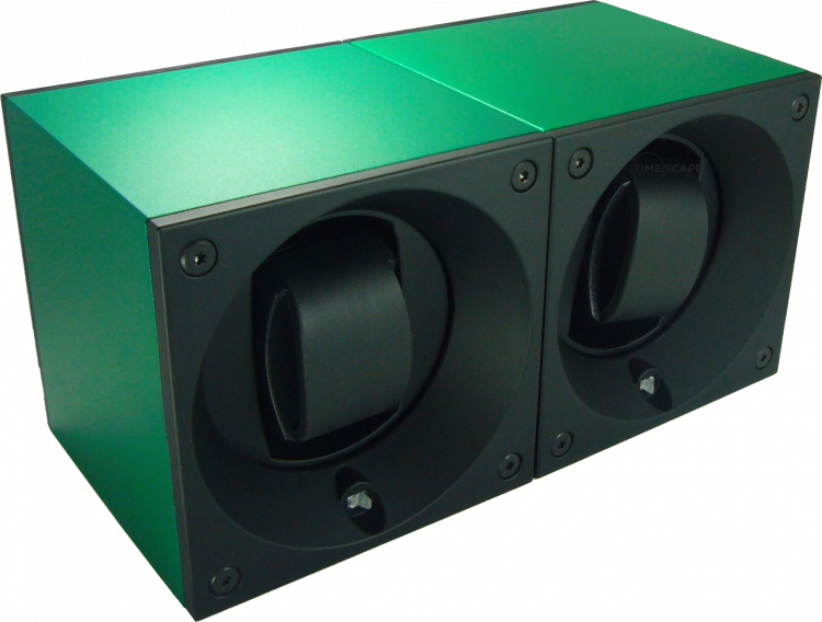 Masterbox collection. Masterbox aluminium. Бокс для 2-х часов с автоподзаводом. Swiss Kubik, Швейцария.