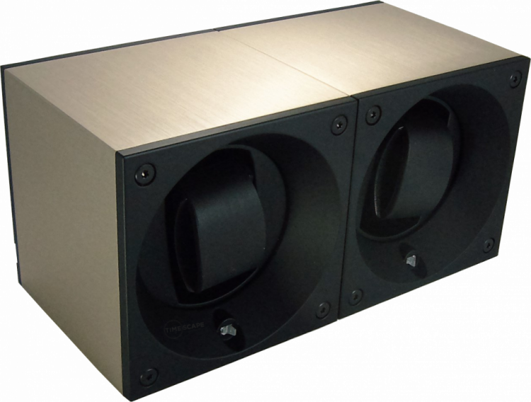 Masterbox collection. Masterbox aluminium. Бокс для 2-х часов с автоподзаводом. Swiss Kubik, Швейцария.