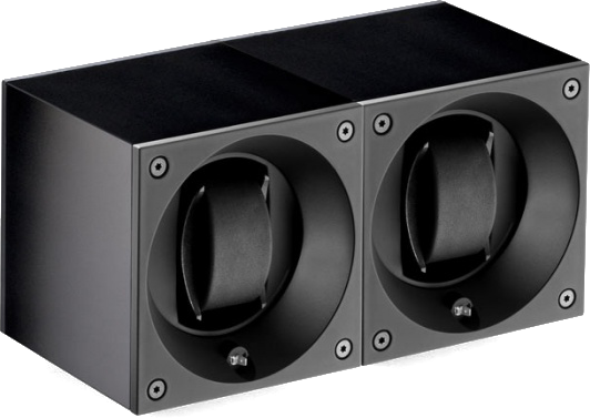 Masterbox collection. Masterbox aluminium. Бокс для 2-х часов с автоподзаводом. Swiss Kubik, Швейцария.