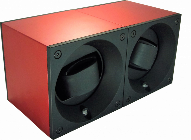 Masterbox collection. Masterbox aluminium. Бокс для 2-х часов с автоподзаводом. Swiss Kubik, Швейцария.