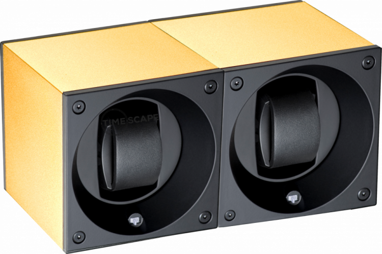 Masterbox collection. Masterbox aluminium. Бокс для 2-х часов с автоподзаводом. Swiss Kubik, Швейцария.