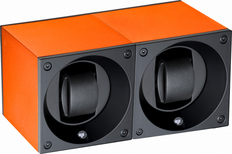 Masterbox collection. Masterbox aluminium. Бокс для 2-х часов с автоподзаводом. Swiss Kubik, Швейцария.