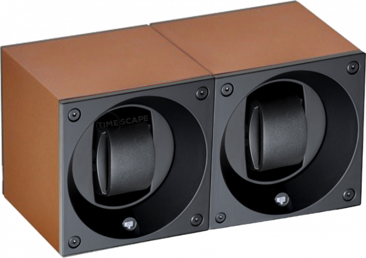 Masterbox collection. Masterbox aluminium. Бокс для 2-х часов с автоподзаводом. Swiss Kubik, Швейцария.