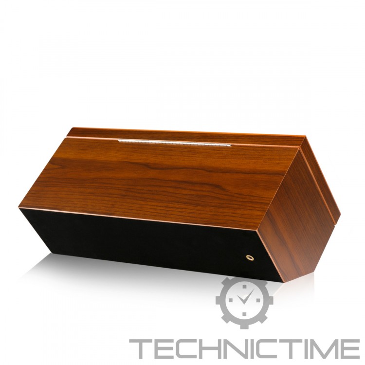 Арт DC-04-DSWM. Шкатулка для подзавода 4-х часов. Коричневый лак. Boxy. 
