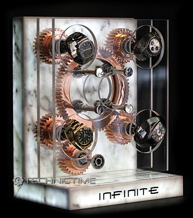 Модель CARRARA. Тайммувер, система для автоподзавода 4-х часов. Производство INFINITE (Италия).  