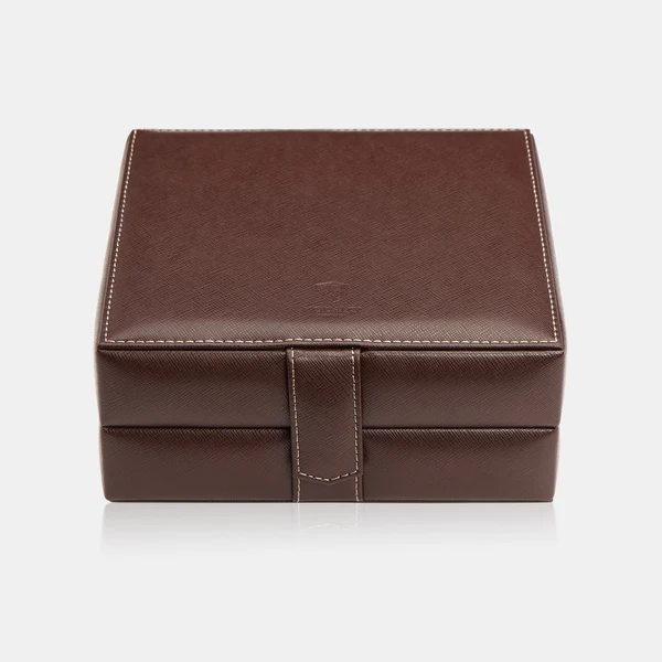MODALO Gallante 6 - BROWN. Шкатулка для хранения 6-ти часов.