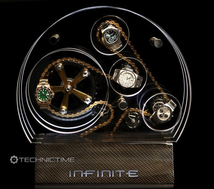 Модель CATENA CROMO. Тайммувер, система для автоподзавода 4-х часов. Производство INFINITE (Италия).  