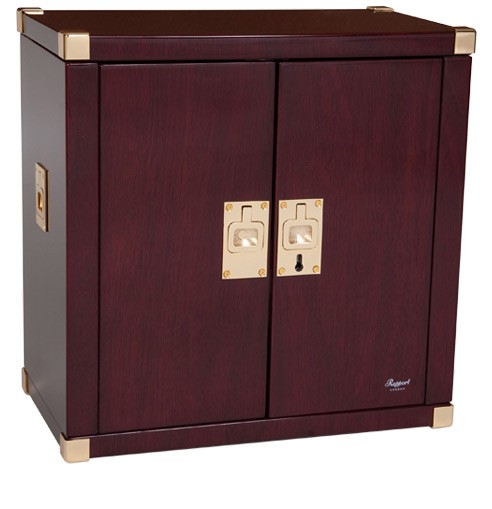 Арт. W282. Шкатулка для подзавода 2-х часов. Красное дерево.2 WATCH MARINER'S CHEST MAHOGANY. Rapport London. Сделано в Великобритании. 