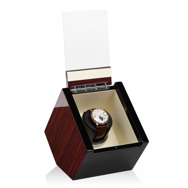 Серия Carat 1 makassar-beige. Шкатулка для подзавода 1-х часов. Производство Luxwinder.