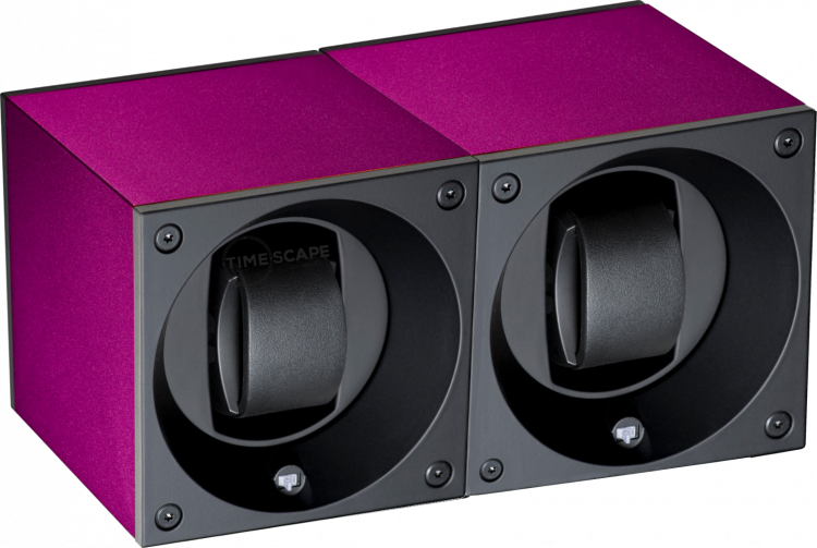 Masterbox collection. Masterbox aluminium. Бокс для 2-х часов с автоподзаводом. Swiss Kubik, Швейцария.