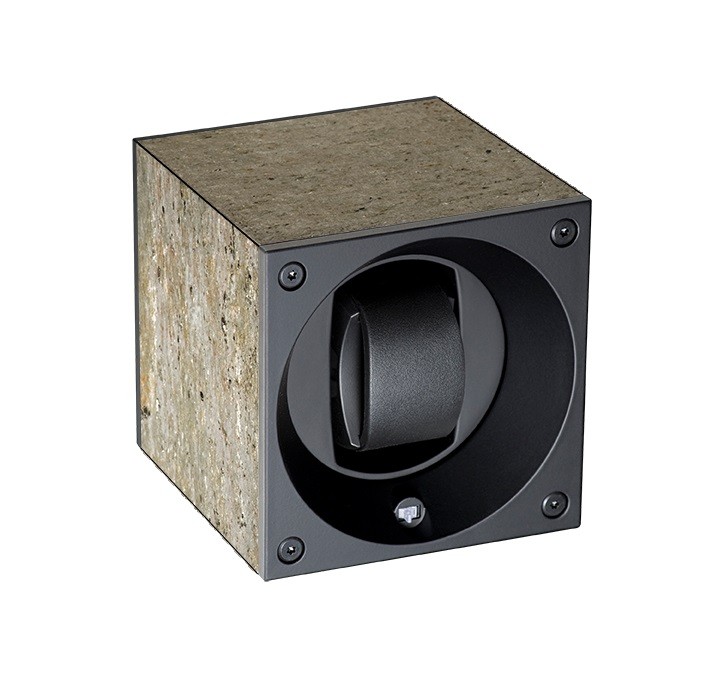 Masterbox collection. Masterbox stone. Бокс для 1-х часов с автоподзаводом. Swiss Kubik, Швейцария.