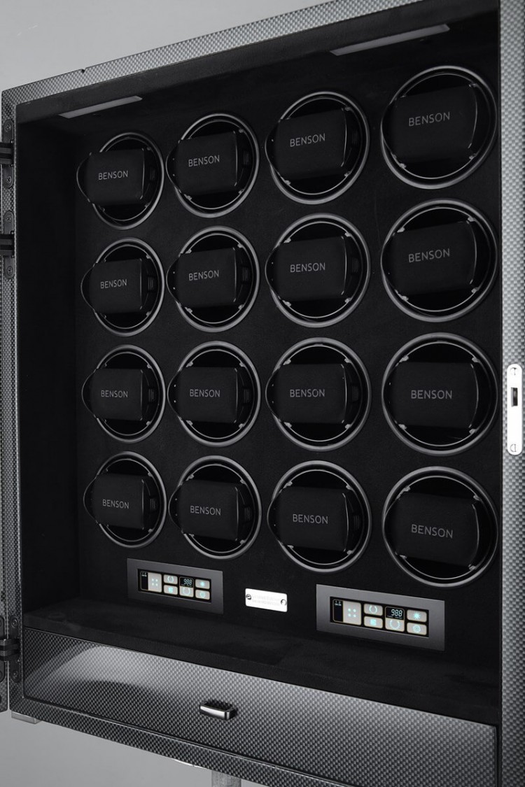Benson Black Series Pro 16.19.CF. Бокс для подзавода 16-ти часов и хранения 12-ти часов.