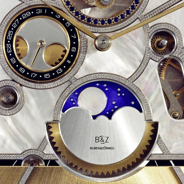 Часы и система для хранения FINE TIMEPIECE серия ELLIPSE от Buben-Zorweg Германия.  
