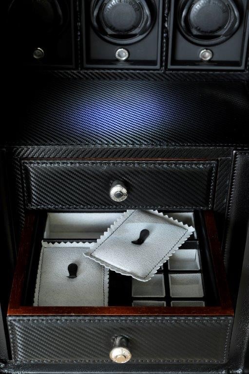  Сейф с 48-ю модулями для подзавода. Италия UnderWood. Карбон. 