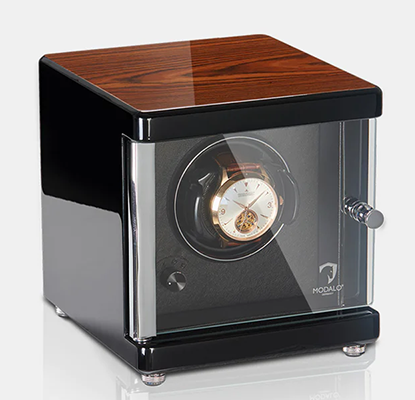 MODALO Ambiente 1 MV4. WALNUT  Шкатулка для подзавода 1-х часов. 
