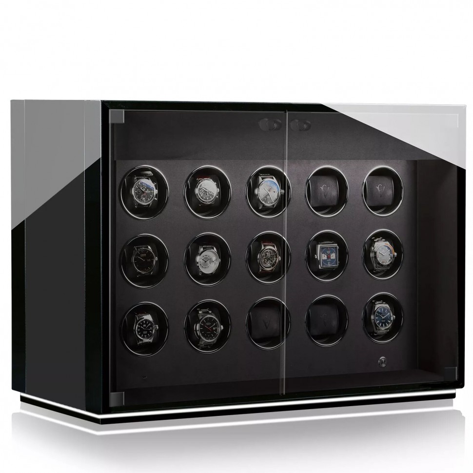 Chronovision Ambiance XV Guard. Черный лак. Бокс для подзавода 15-ти часов.
