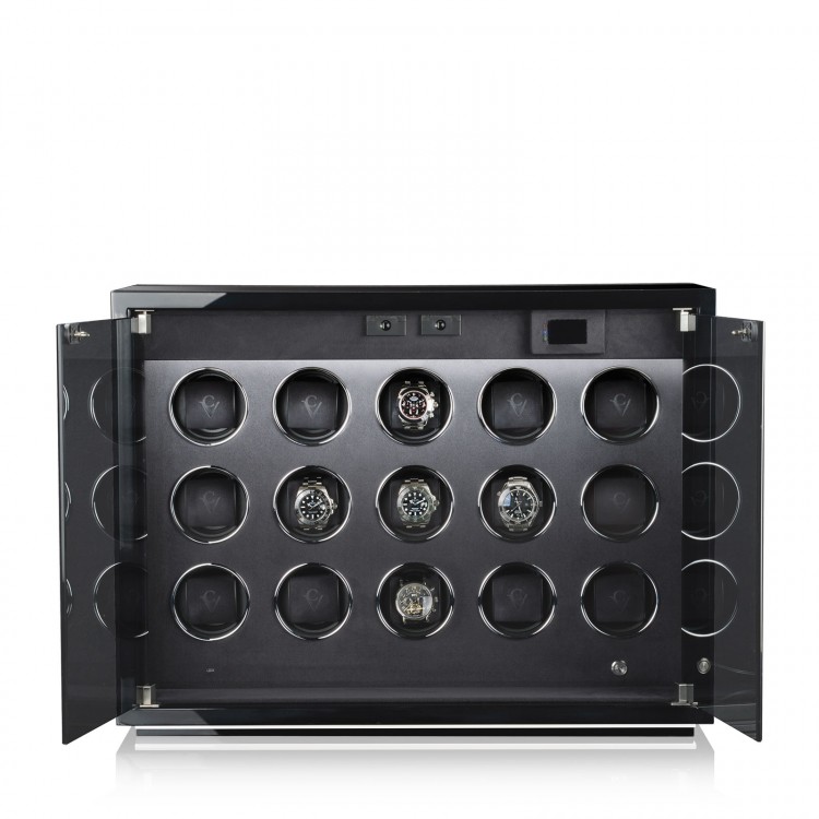 Chronovision Ambiance XV Guard. Черный лак. Бокс для подзавода 15-ти часов.