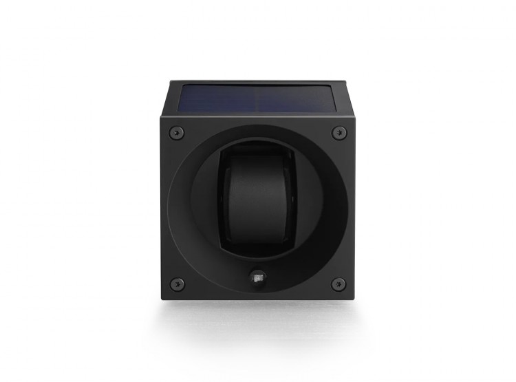 Masterbox collection. Masterbox Solar Aluminium. Работает от солнечной батареи. Бокс для 1-х часов с автоподзаводом. Swiss Kubik, Швейцария.