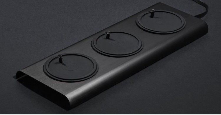 Planet Double-Axis Black with leather base. Таймувер для автоподзавода 1-х часов. Bernard Favre (Швейцария). 