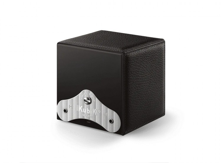 Masterbox collection. Masterbox Leather – Grained brown leather & Brown stitches. Бокс для 1-х часов с автоподзаводом. Swiss Kubik, Швейцария.