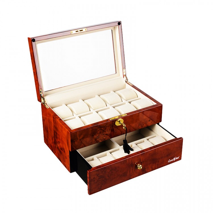 Шкатулка для хранения 16 часов Luxewood арт. LW804-16-3