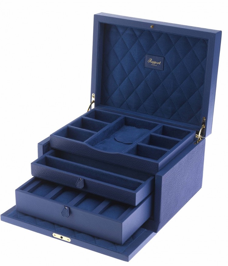 Арт. J135. Шкатулка для 11-ти часов и ювелирных изделий. JEWELLERY BOX. Rapport London (Англия). 