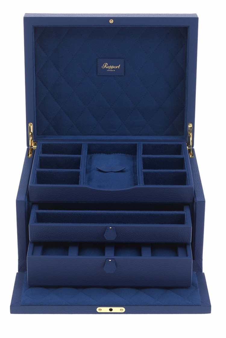 Арт. J135. Шкатулка для 11-ти часов и ювелирных изделий. JEWELLERY BOX. Rapport London (Англия). 