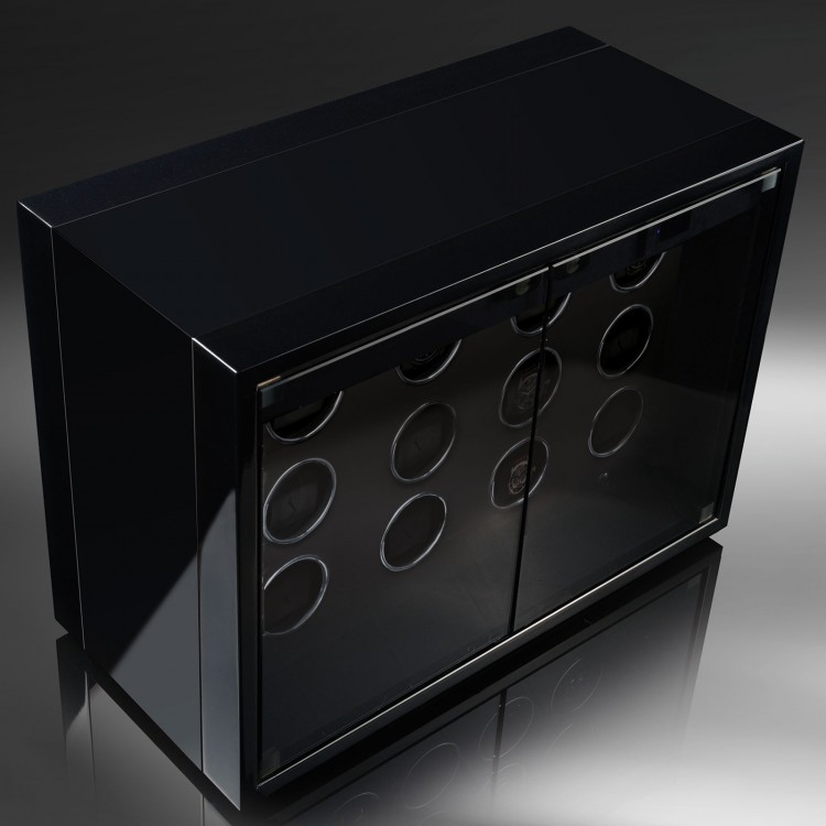 Chronovision Ambiance Xll Guard. Черный, лак. Бокс для подзавода 12-ти часов.