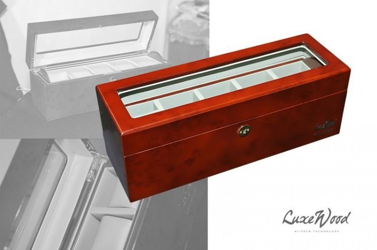 Шкатулка для хранения 5 часов Luxewood арт. LW801-5-3