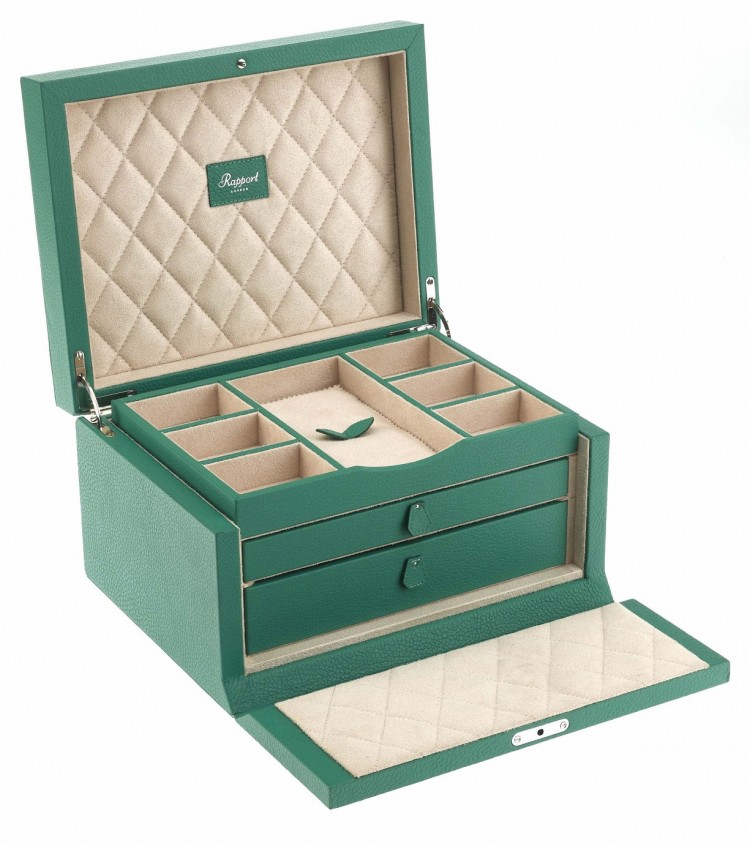 Арт. J137. Шкатулка для 11-ти часов и ювелирных изделий. JEWELLERY BOX. Rapport London (Англия).   