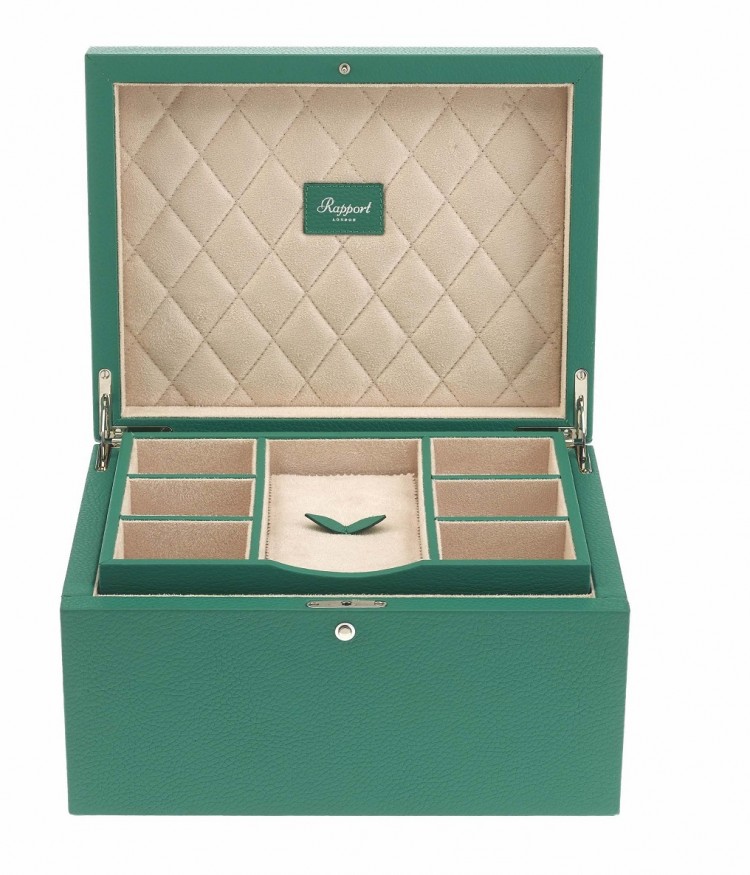 Арт. J137. Шкатулка для 11-ти часов и ювелирных изделий. JEWELLERY BOX. Rapport London (Англия).   