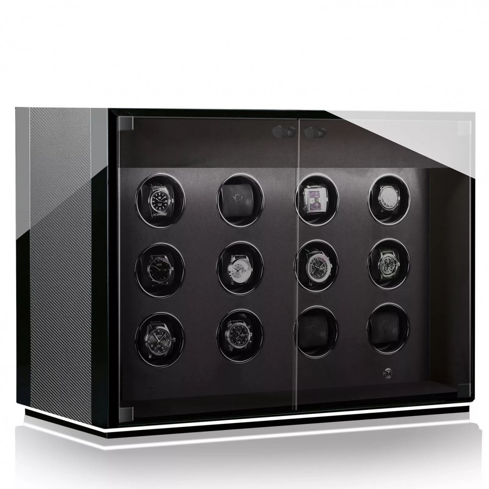 Chronovision Ambiance Xll Guard. Карбон, лак. Бокс для подзавода 12-ти часов.