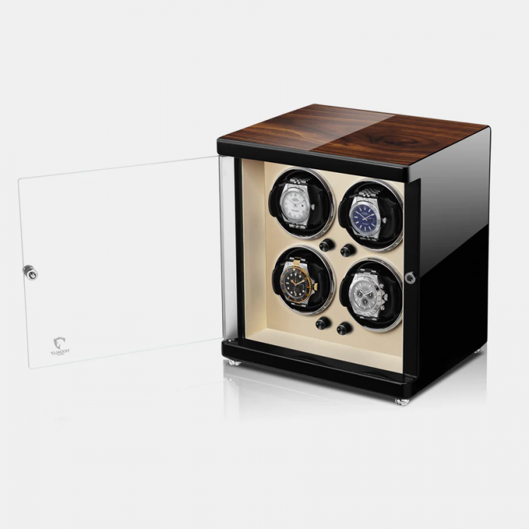MODALO Ambiente 4 MV4. WALNUT Шкатулка для подзавода 4-х часов. 