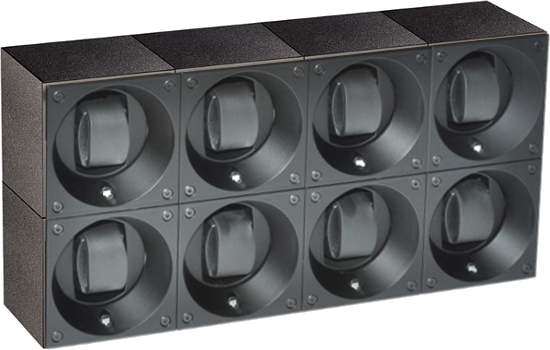 Masterbox collection. Masterbox aluminium. Бокс для 8-ми часов с автоподзаводом. Swiss Kubik, Швейцария.