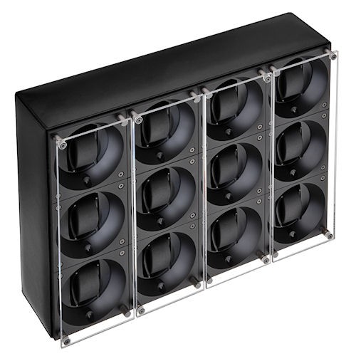 Masterbox collection. Masterbox Leather. Бокс для 12-ти часов с автоподзаводом. Swiss Kubik, Швейцария.