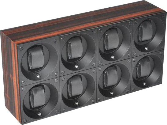 Masterbox collection. Wooden Masterbox. Бокс для 8-ми часов с автоподзаводом. Swiss Kubik, Швейцария.