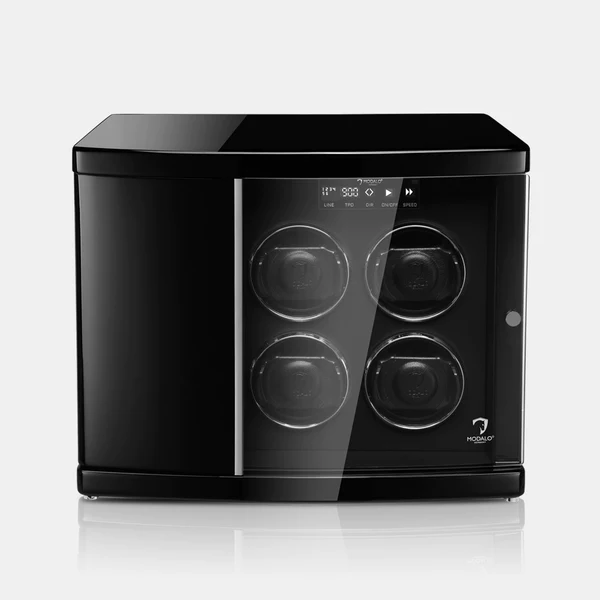 MODALO Timeless 6 Black. Шкатулка для подзавода 6-ти часов.