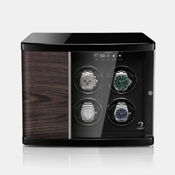 MODALO Timeless 6 Macassar. Шкатулка для подзавода 6-ти часов.