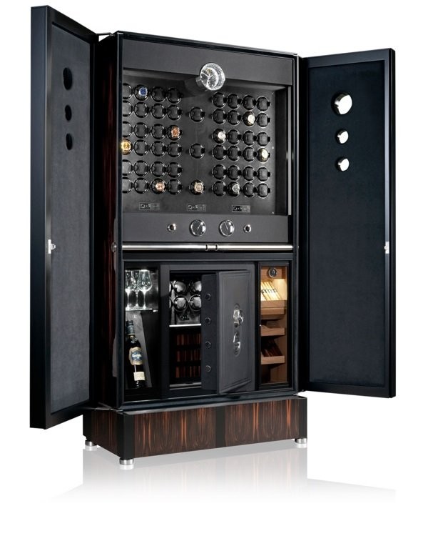 Buben-Zorweg Grand Collector XL. Включает в себя сейф, подзавод часов, часы и метеостанцию. 