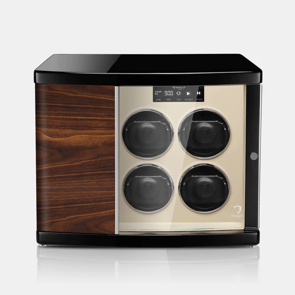 MODALO Timeless 6 Walnut. Шкатулка для подзавода 6-ти часов.